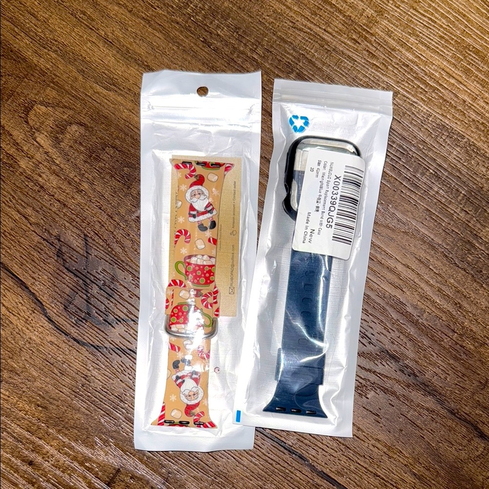 Brand new! Amazon Apple Watch Christmas Band & Navy Blue Band